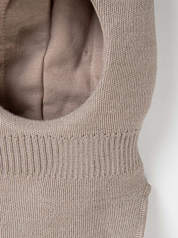 Шлем зимний из смесовой шерсти 