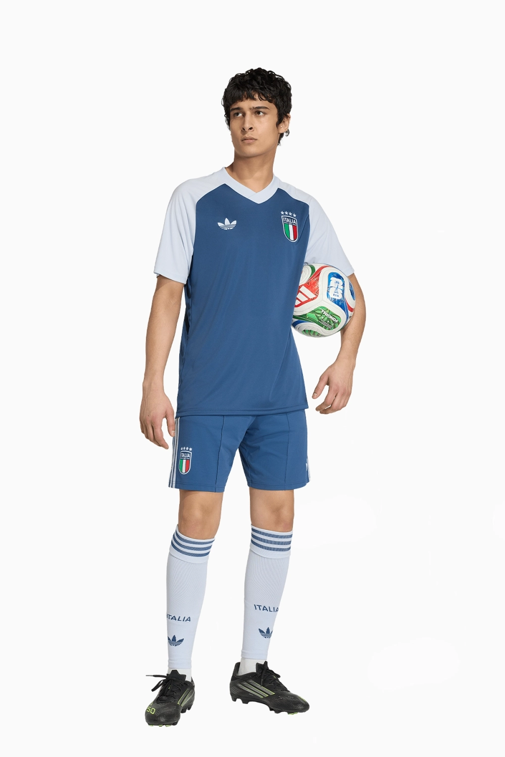 Футболка adidas Originals Италия 2026 Pre-Match - синий