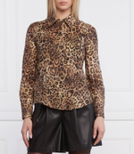 льняная рубашка muschio Pinko - коричневый(1Q10BV A01J)