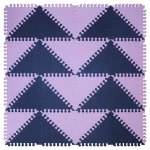 Покрытие напольное Этника-2 33х33х18/45шор (18 треугольников, 9 пазлов)