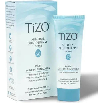 Mineral Sun Defense SPF 50 | Крем солнцезащитный с оттенком TIZO, 50гр