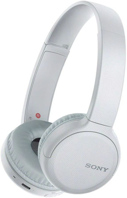 Гарнитура накладные Sony WH-CH510 белый беспроводные bluetooth (оголовье)