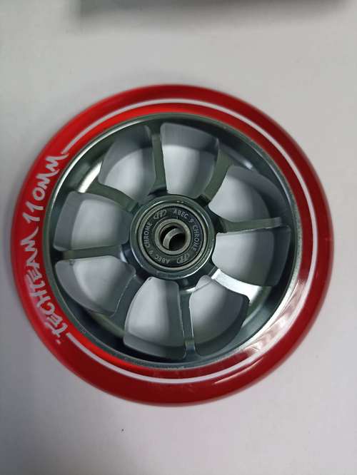 Колесо для самоката X-Treme 110*24мм PO, transparent pink