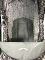 Коляска комбинированная с трансформируемым кузовом (арт.У3-1К/4) с ромбиками серый