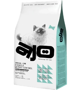 AJO Sterilised Курица Контроль веса 1кг. развес