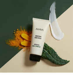 AHAVA Superfood Kale & Turmeric - разглаживающий крем для рук /   100  ml  / GTIN 697045160129