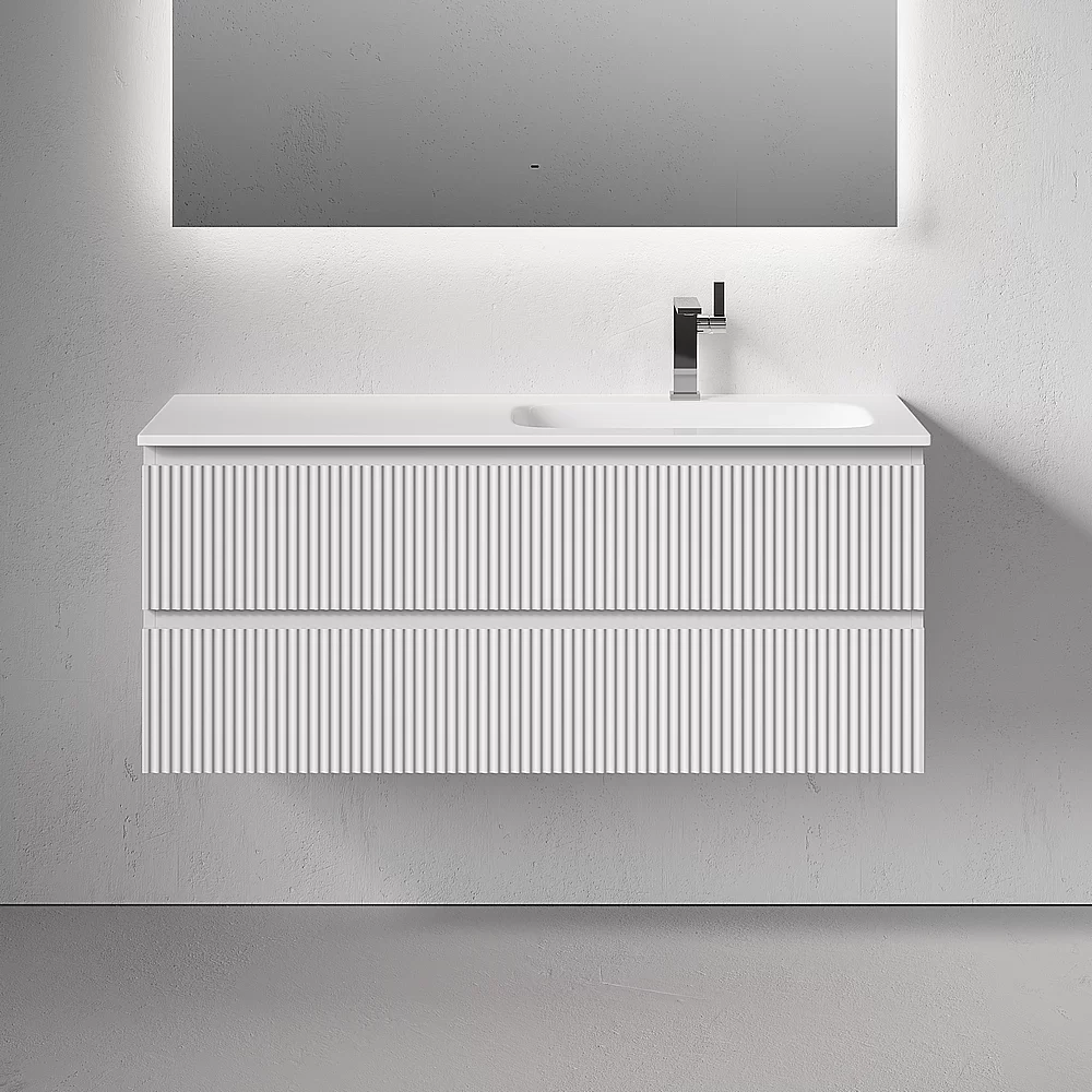 Тумба с раковиной Sancos Snob R SNR120W 120 Bianco