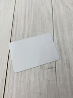 заготовка бейдж белая