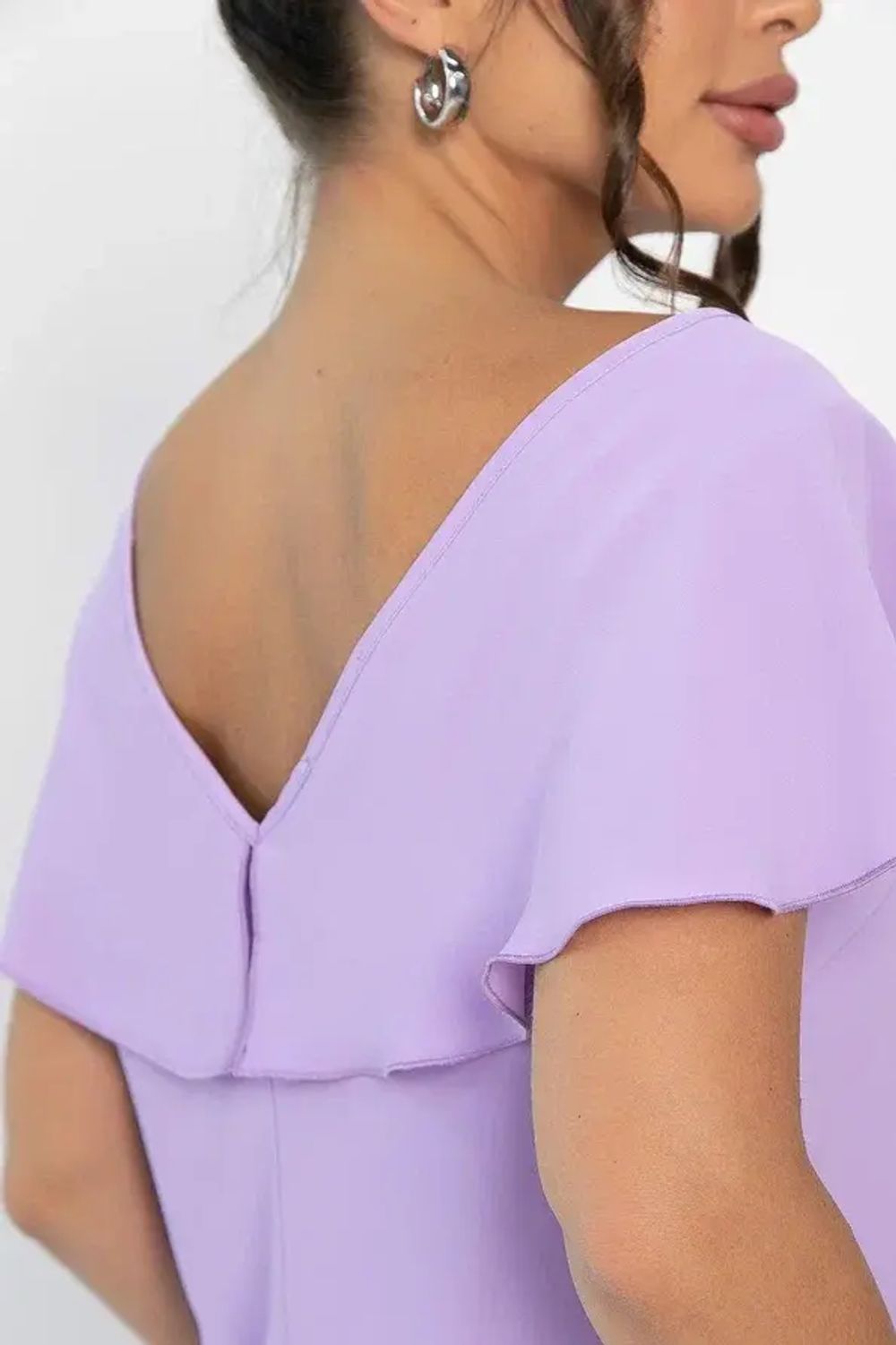 Блуза Летящая волна (сиреневая) Б13970-16М LT Collection