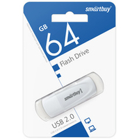 USB карта памяти 64ГБ Smart Buy Scout (белый)