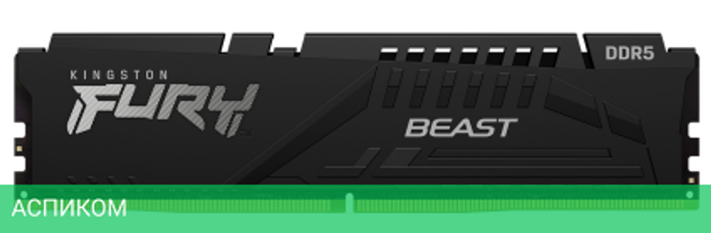 Оперативная память Kingston Fury Beast Black 64GB DDR5 (KF556C40BB2K2-64)