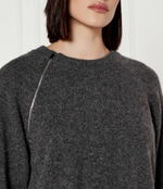 Хлопковое платье DALEDE Ba&sh - серый(1H24DALE)