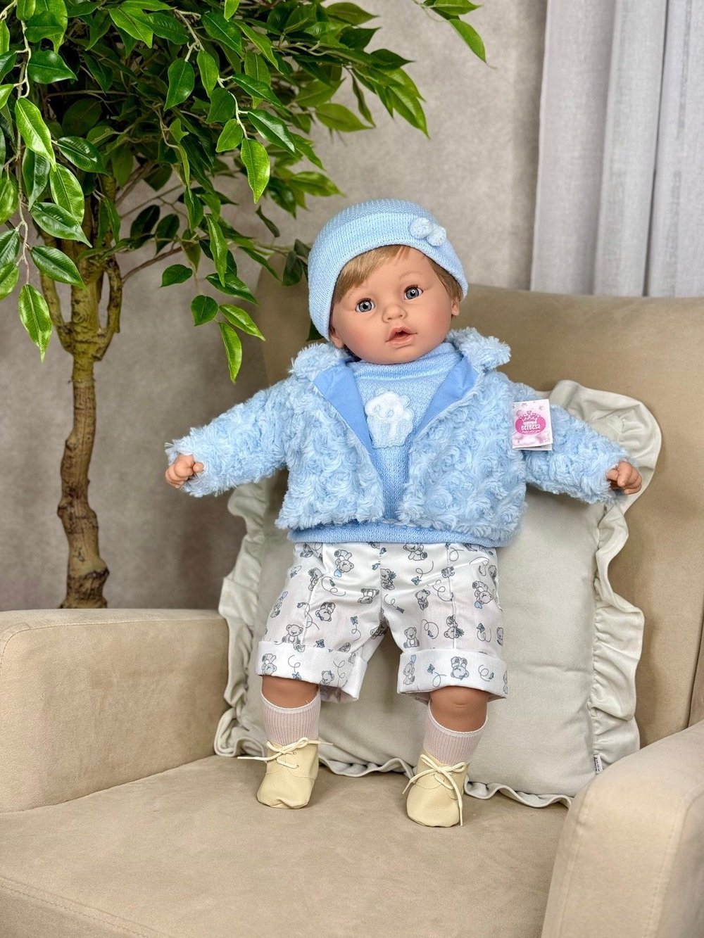 Кукла Berbesa мягконабивная 62см Dulzon (8054S)