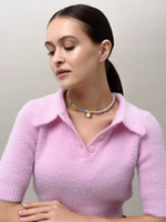 Чокер "Kill My Mind" из селенита Gold