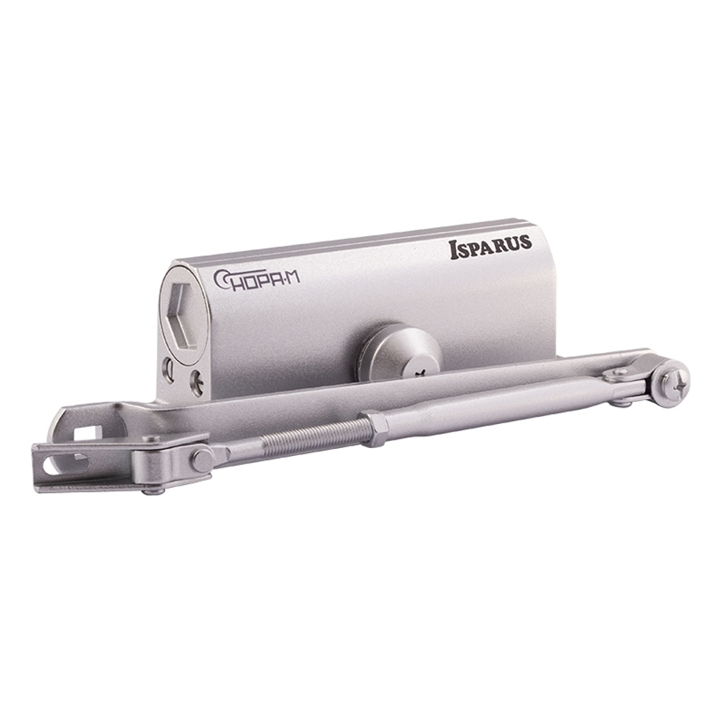 ДОВОДЧИК ДВЕРНОЙ НОРА-М 430 ISPARUS (ОТ 50 ДО 110КГ) (СЕРЕБРО) МОРОЗОСТОЙКИЙ