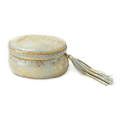 Шкатулка «Белый лебедь». Цвет белый