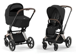 Коляска Cybex Priam IV Rosegold complete Cloud G Moon Black Plus Base G 3 в 1 Sepia Black