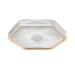 7746/48L PIKO LED SN 000 Светильник металл/пластик/прозрачный/золотистый LED 48Вт 3000-4000-6000K 425х385 IP20 пульт ДУ SPARKS