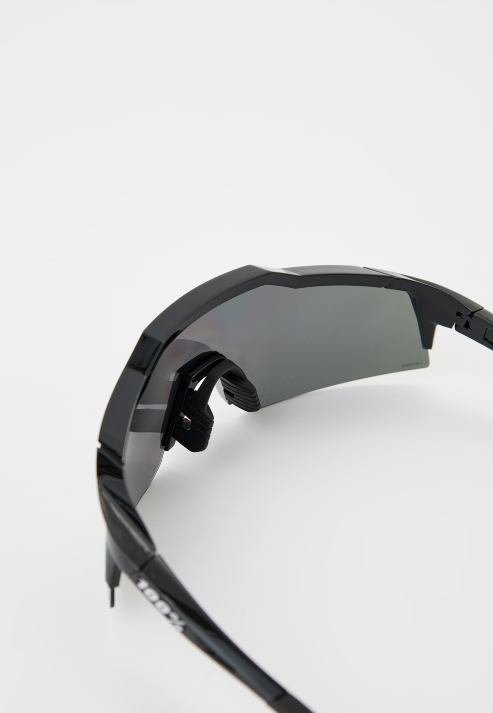 Спортивные очки с диоптриями 100% SPEEDCRAFT SL Polished Black - HiPER Lavender Mirror Polarized Lens