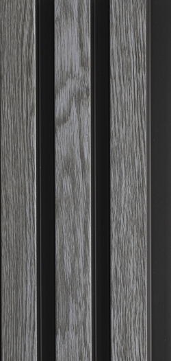 Реечная панель 3Д Prof ПВХ М Дуб серый 120х2950 мм