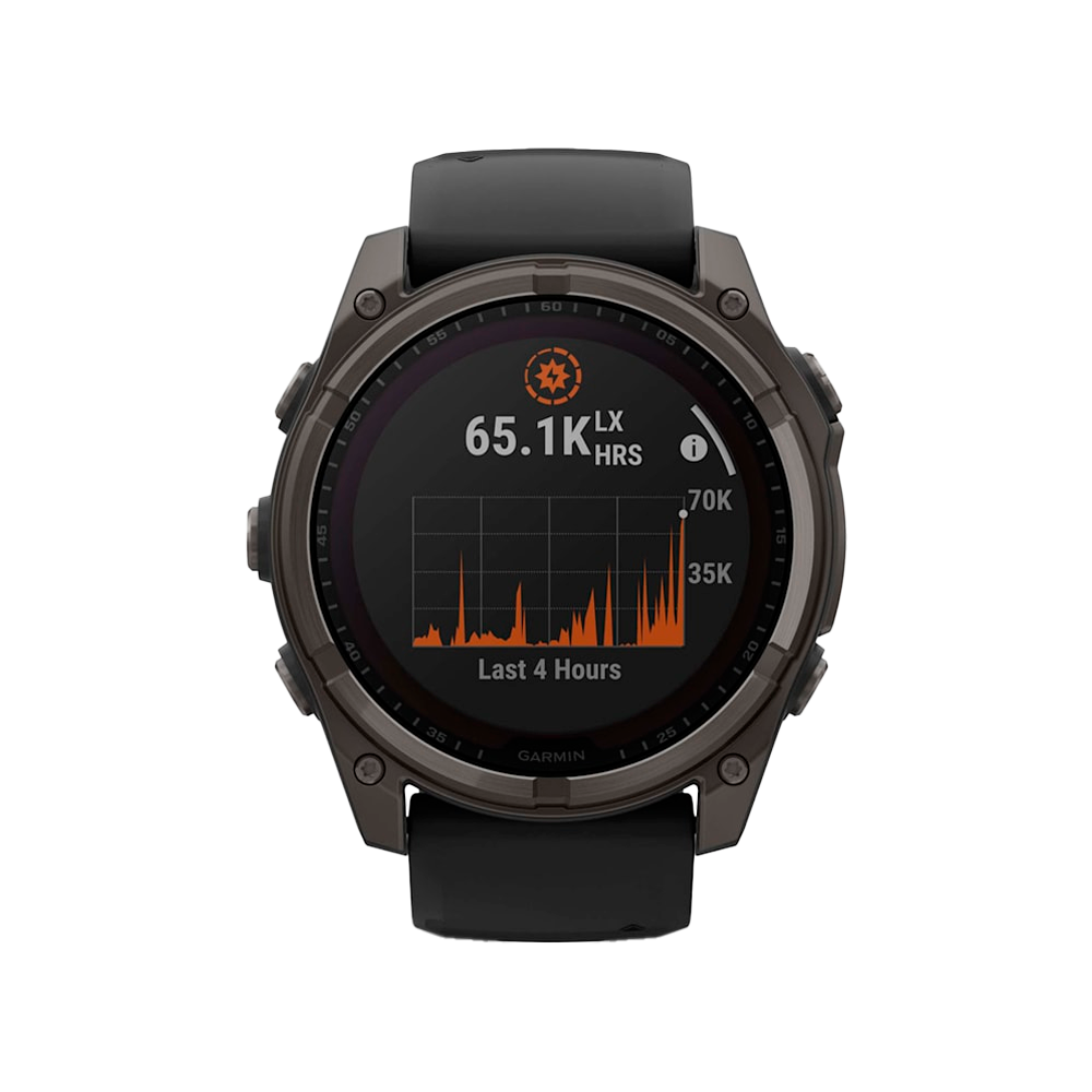 Умные часы Garmin Fenix 8, 51мм, Amoled Sapphire Titanium Carbon Gray (010-02905-21)