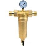 Фильтр с манометром 1" для гор.воды TIM JH-3001