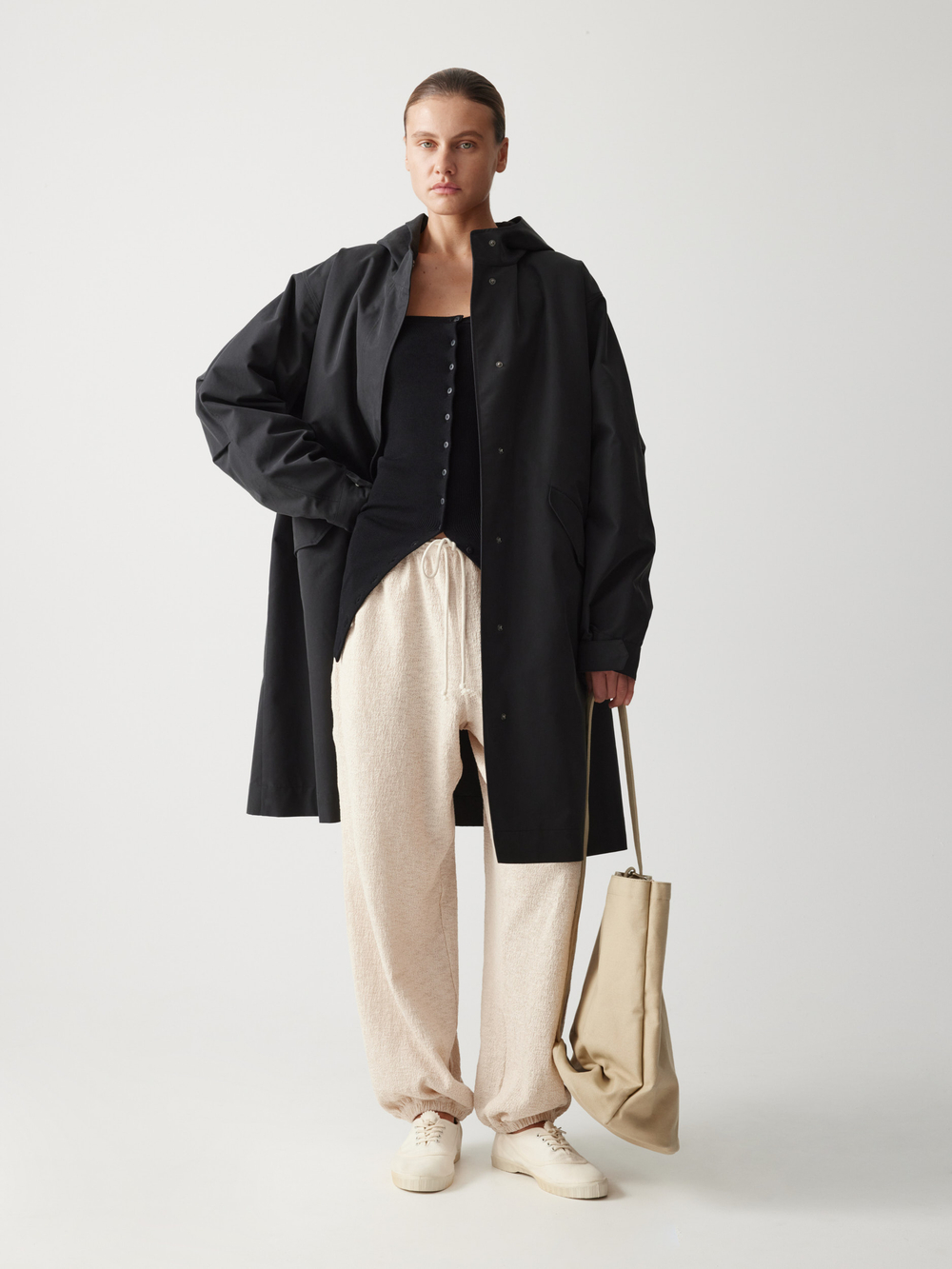 Вязаный корсет BUTTON