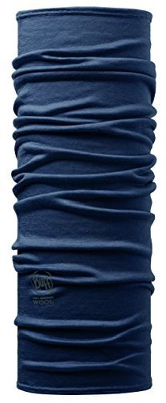 Шарф-труба шерстяной Buff Solid Denim Фото 1