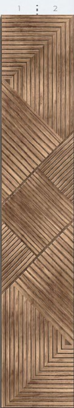 Панель ПВХ фотопечать Панно Дуб 2700х250 мм