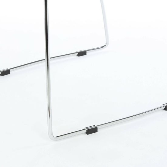 Стул Cafeteria ножки металл, сиденье черный пластик