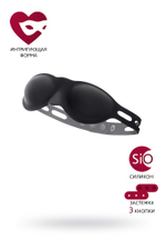 Маска силиконовая Toyfa Theatre черная