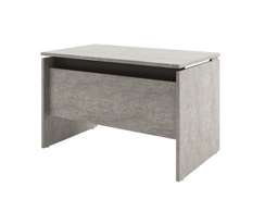 Стол прямой 1200х700х750 D-12 Бетон Чефалу светлый/Трюфель