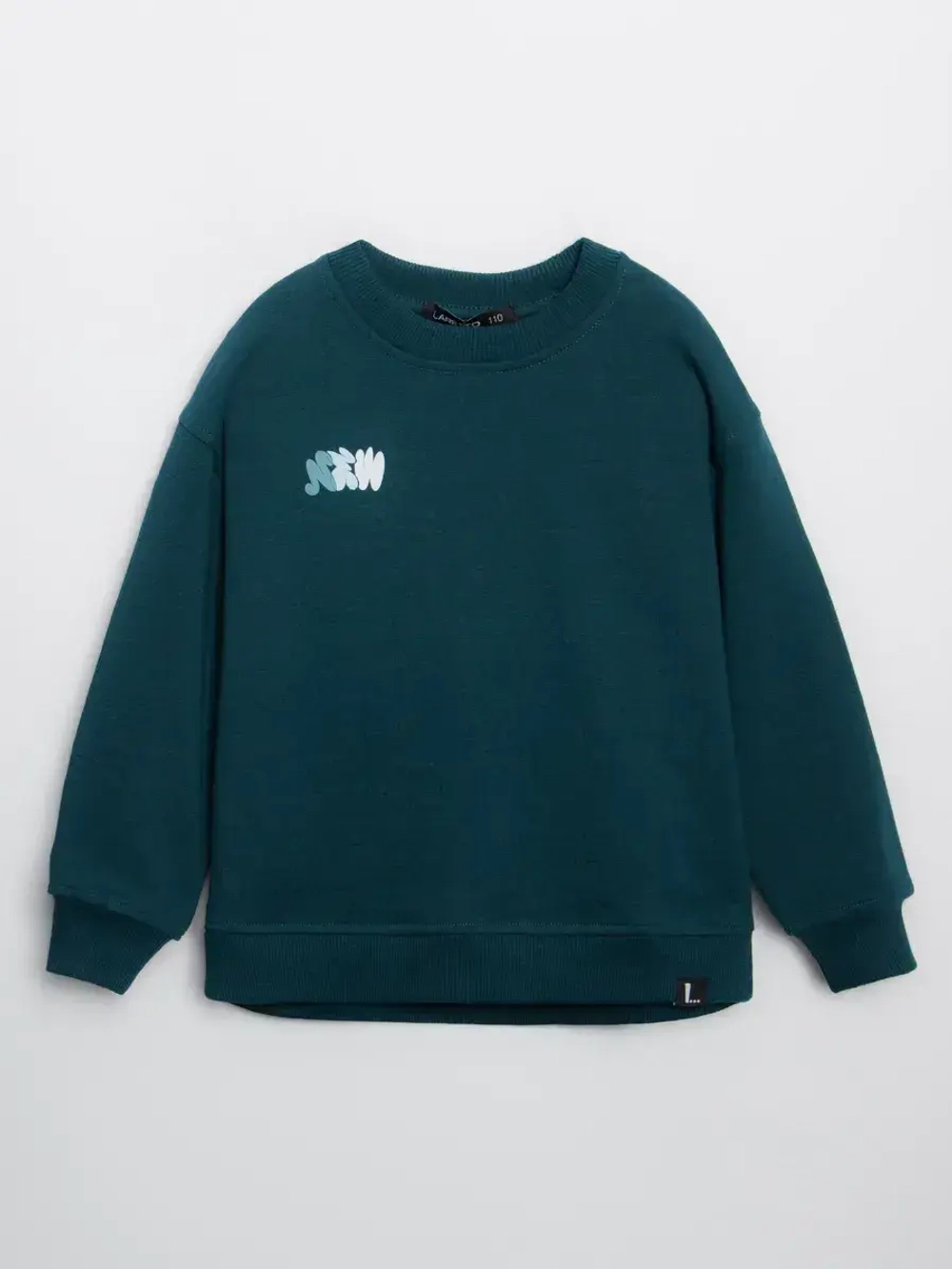 Костюм для девочки, свитшот и леггинсы, зеленый