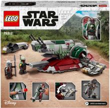 Конструктор LEGO Star Wars 75312 Mandalorian Звездолет Бобы Фетта