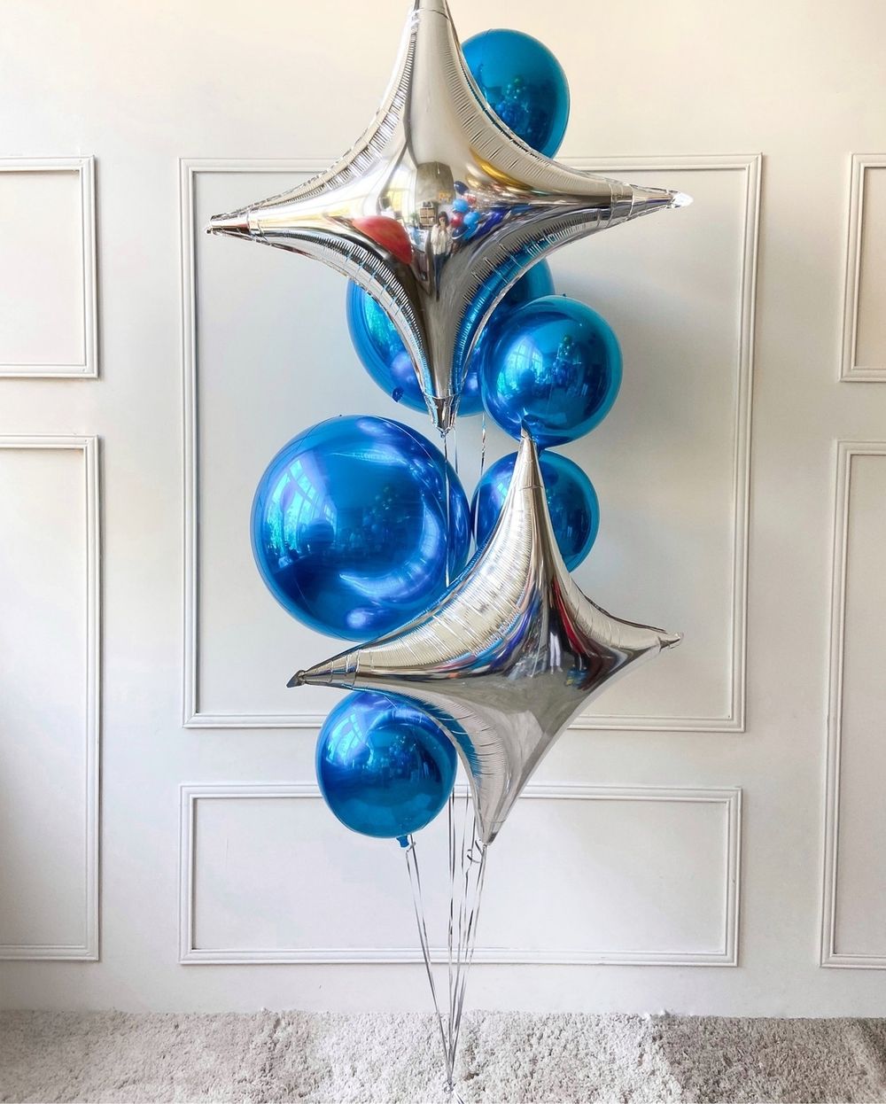 К Звезда, 4х-конечная, Серебро, 28''/71 см,1 шт. (БГ-25)  Изображение2