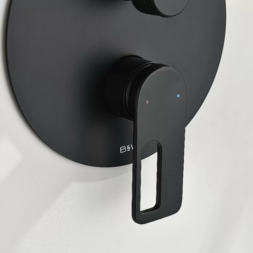 Душевая система Black&white Gravity GL-9105-MB черная матовая