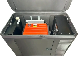 A-iPower A11000EAX бензиновый генератор в зимнем кожухе 1700SS RAL 8019 с блоком АВР 400В/100А (8 pin) 129116/29111