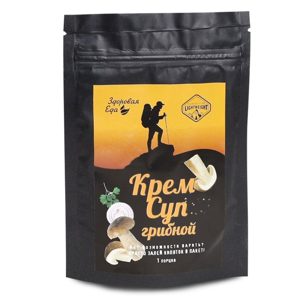 Крем-суп грибной 50 г zip (Здоровая Еда) 4 шт