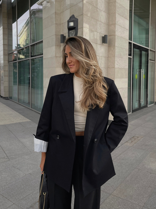 Жакет с разрезами