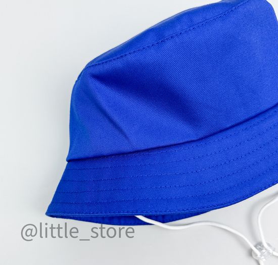 Панама хлопковая "Basic", Ярко-синяя