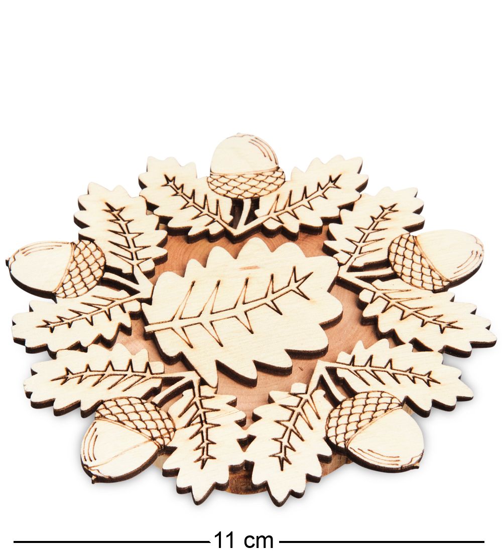 Народные промыслы ДР- 49/ 9 Подставка под горячее 110х10мм