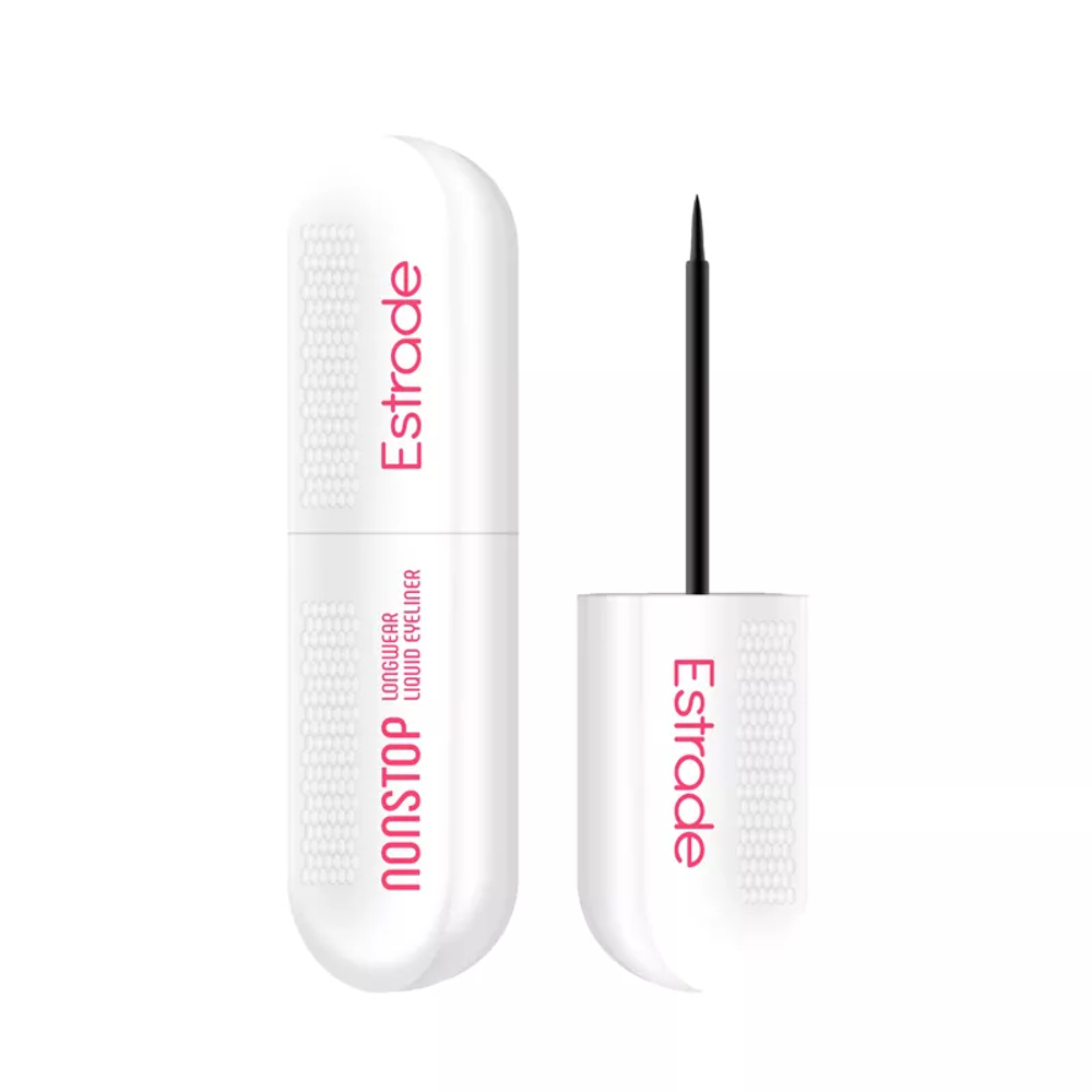 Estrade Подводка для глаз Nonstop, жидкая, стойкая, тон №201, Черный, 12 мл