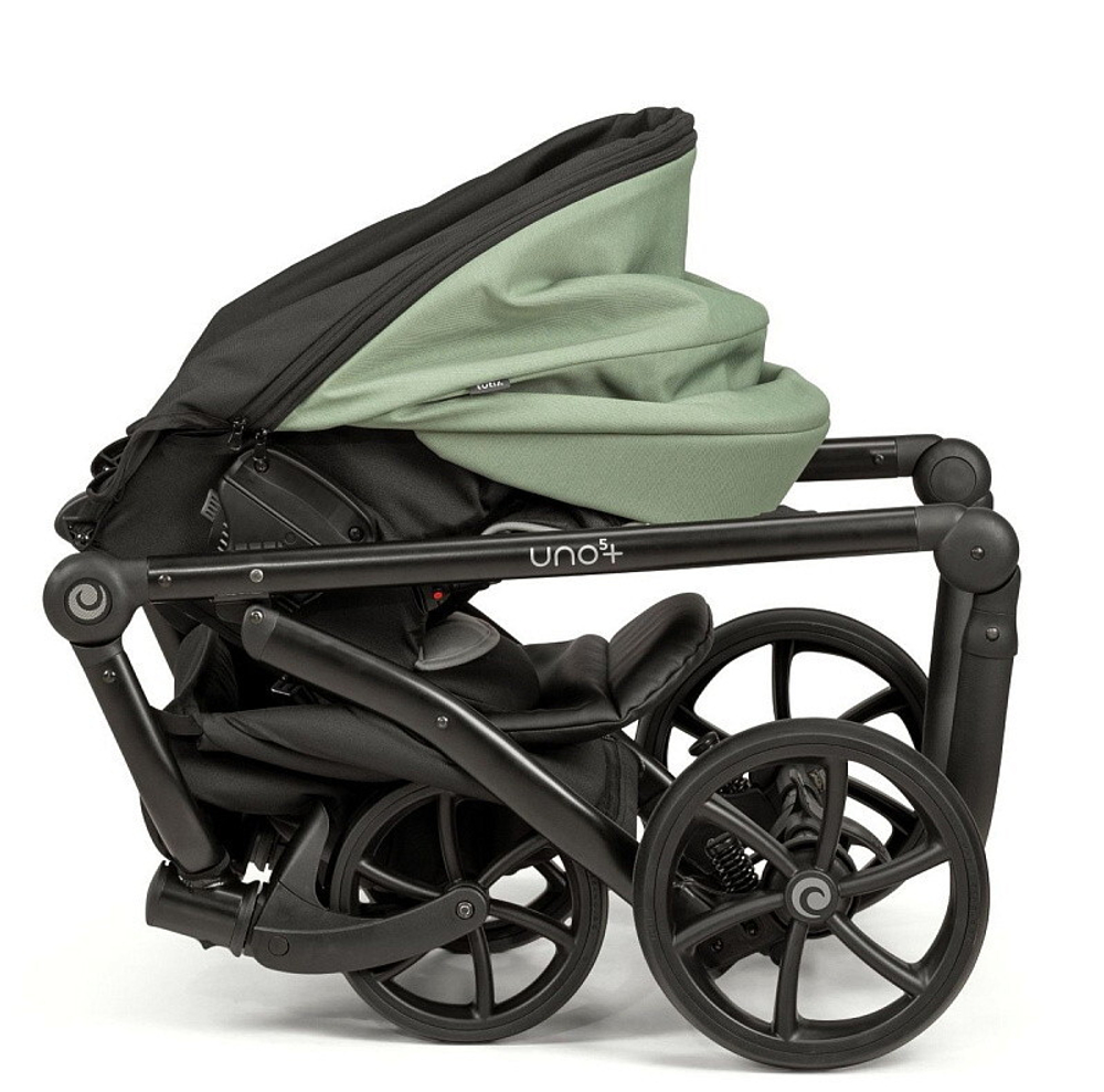 Детская коляска Tutis Uno 5 Plus Earth collection 3 в 1 с автокреслом Elo Lux EduSky Black 1402037 Matcha