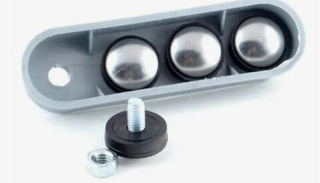 Крепление номерного знака ХРОМ на болтах к-т 3098/10349