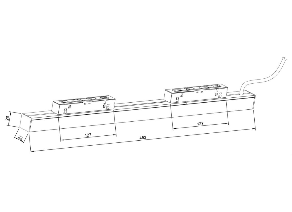 Схема Driver 200W SPACE-Track system W