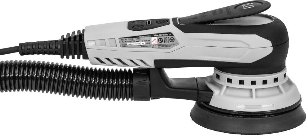 Виброшлифмашина эксцентриковая сетевая ИНТЕРСКОЛ ЭШМ-125/350Э 2,5 797.1.1.70