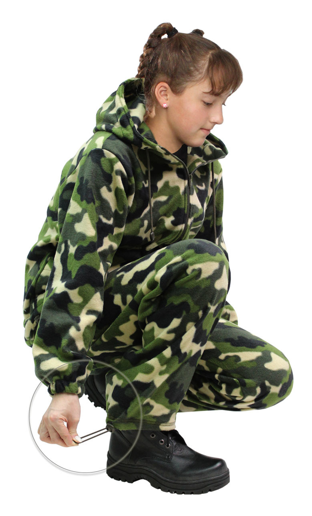 Костюм детский Флисовый зел. НАТО