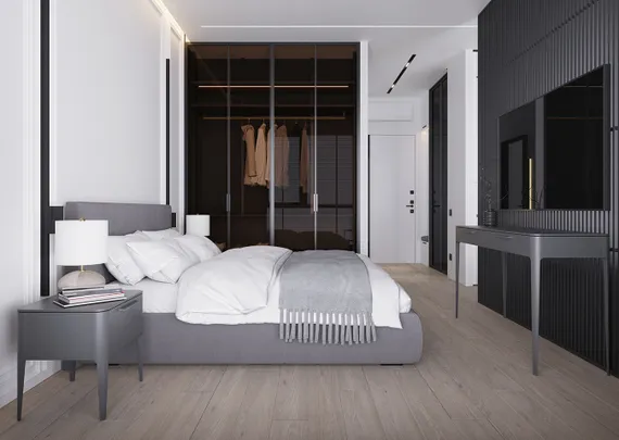 Консоль Type oak 2 ящика ширина 140 см (черный)