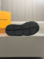 Мужские кроссовки Louis Vuitton Classic черного цвета с логотипом