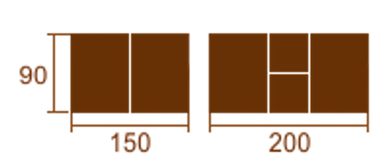 Стол Лондон (бук/нога светлый бук/столешница светлый дуб)